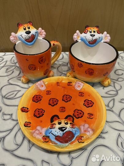 Набор детской посуды Веселый зоопарк