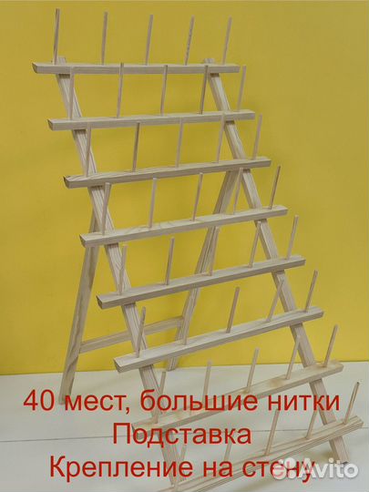 Подставка для ниток и шпулек, ниточница