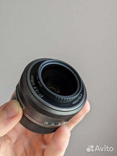 TTArtisan AF 27mm F2.8 для Fujifilm X с поляриком