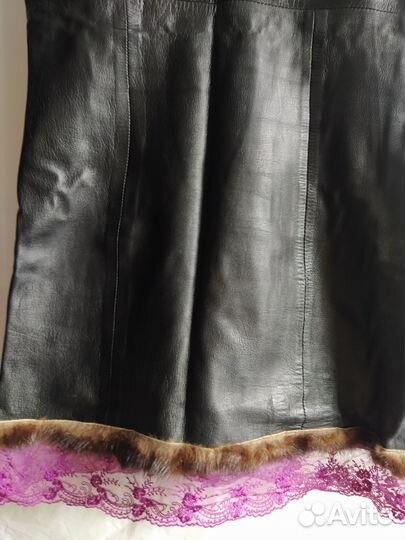 Сарафан,Италия.100 процентная натуральная кожа