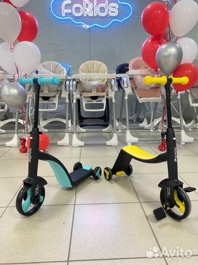 Беговел самокат велосипед 3в1