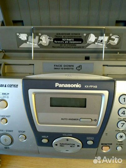 Факс-Телефон Panasonik KX-FP143