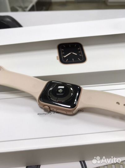 Apple Watch 5 44mm Gold Pink 87%акб идеал