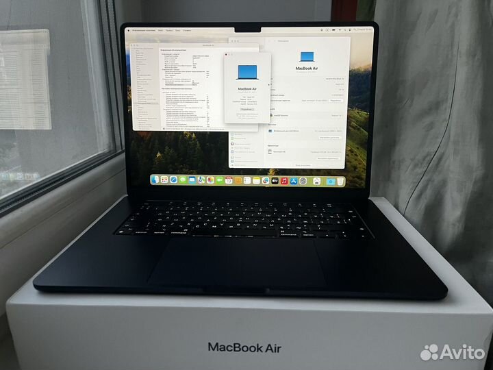 Apple macbook air 15 m3 16 1tb midnight ru