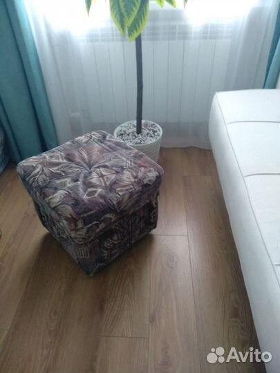 Пуф с местом для хранения