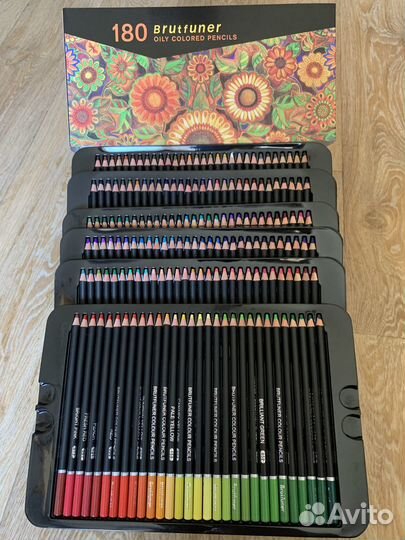 Наборы карандашей акварельные, масляные