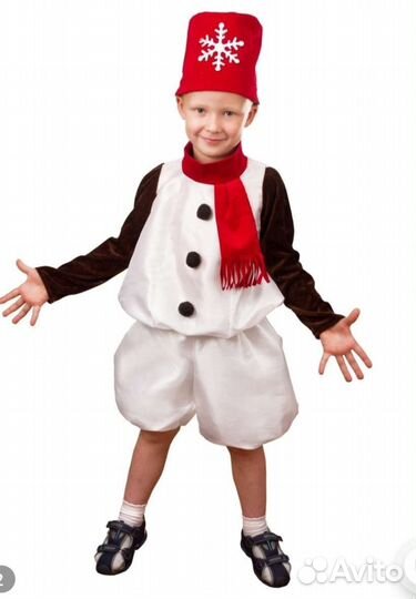 Костюм снеговика для мальчика 122