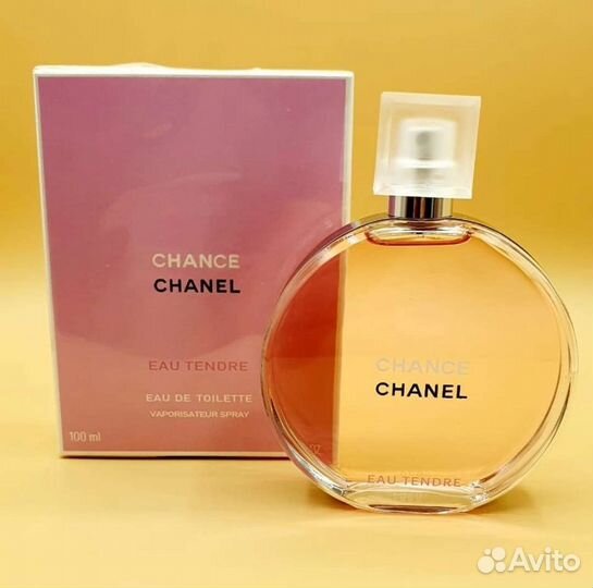 Духи chanel chance EAU tendre 100мл шанель
