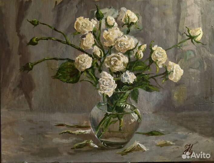 Натюрморт Розы. 30/40