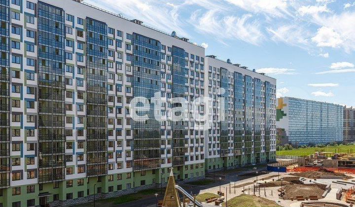 1-к. квартира, 34,6 м², 12/15 эт.