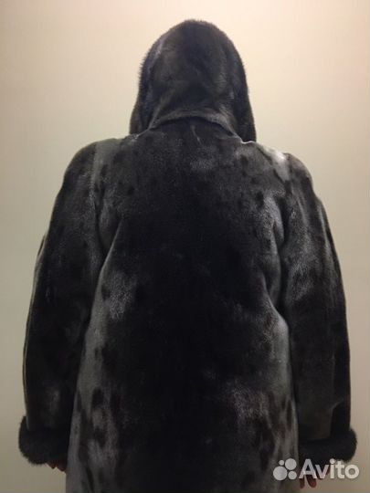 Шуба из нерпы и норки