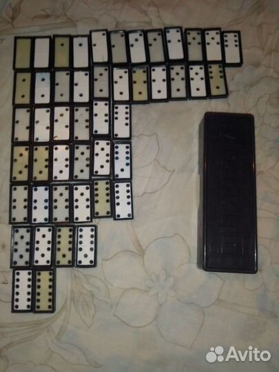 Домино, шашки СССР неполный набор на запчасти