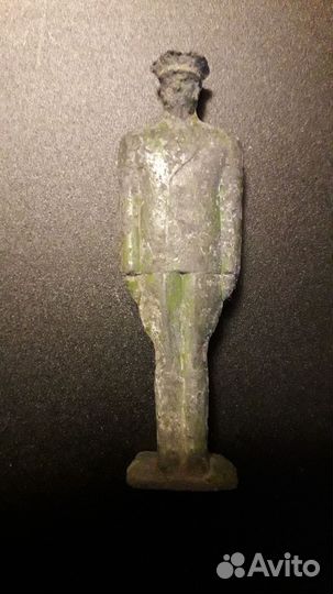 Модель пушки 1812. Солдатик оловянный, СССР