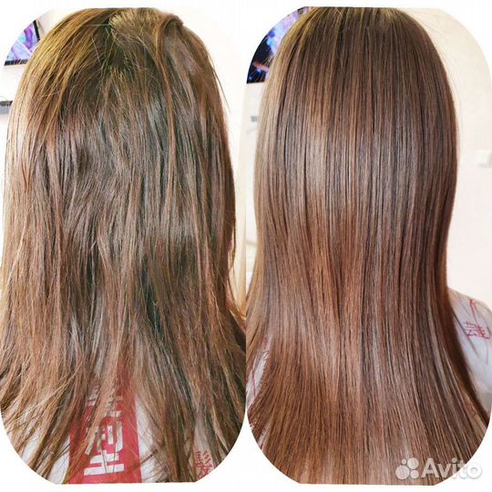 Кератин/ботокс/полировка/коллаген/ холодное восста