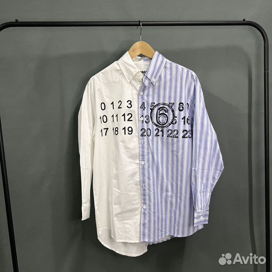 Рубашка Maison Margiela mm6 цифры