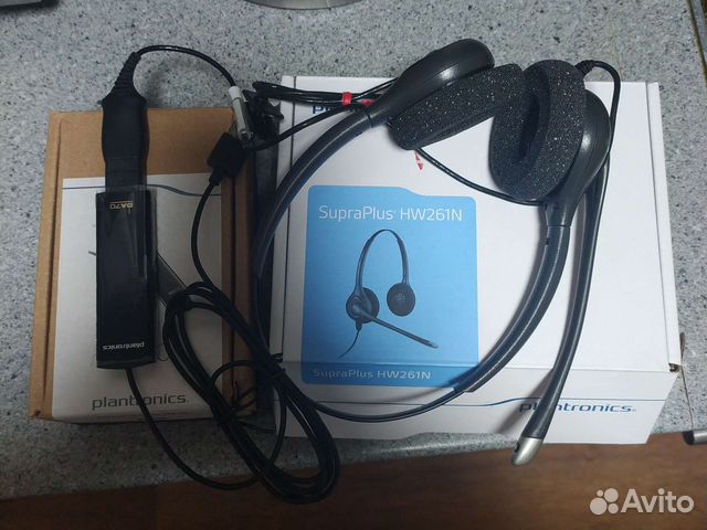 Офисная гарнитура plantronics hw261n