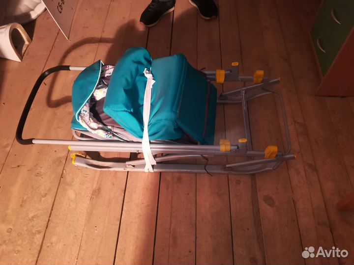 Детские санки коляска бу