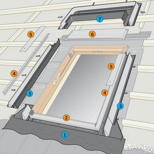 Оклад Velux EDW 2000 MK04 78х98см