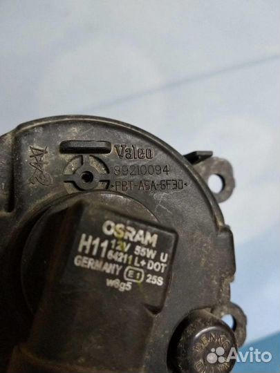 Фара противотуманная правая 89210094