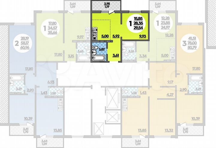 Квартира-студия, 29,5 м², 16/16 эт.