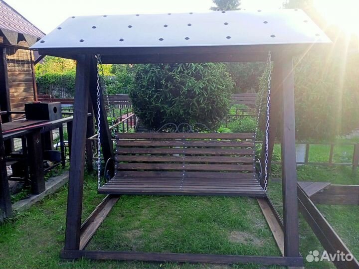 Качели садовые