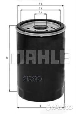 Фильтр масляный Knecht OC 40 OC 40 Mahle/Knecht