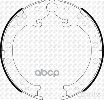 Колодки стояночного тормоза FN8003 NiBK