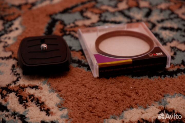 Штатив Slik f630, головка и светофильтр