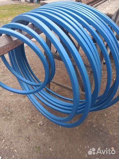 Кольца для подвесного кресла из профильной трубы