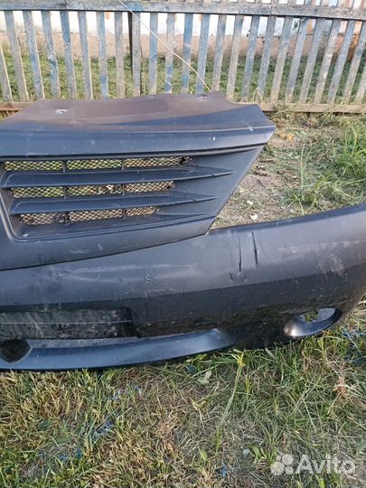 Бампер передний renault logan фаза 1