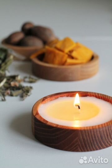 Свеча с эфирными маслами