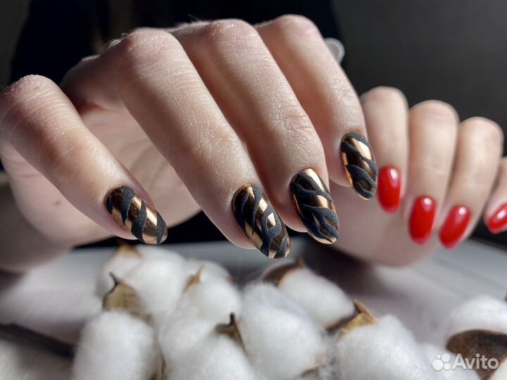 Маникюр с покрытием гель лак