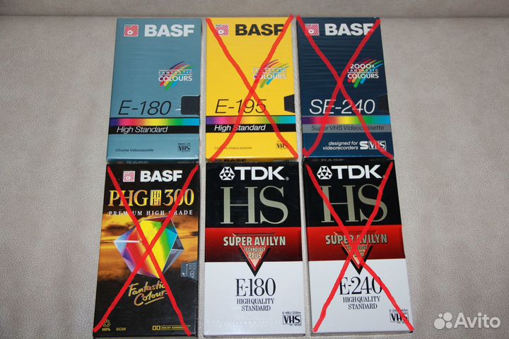 Видеокассеты Sony,Panasonic,JVC,TDK,basf