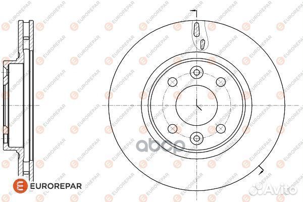 Диск тормозной к-т. 2 шт. (цена за 1 шт. зака