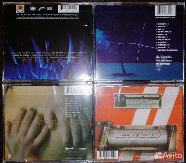 Rammstein, CD, Сд диски