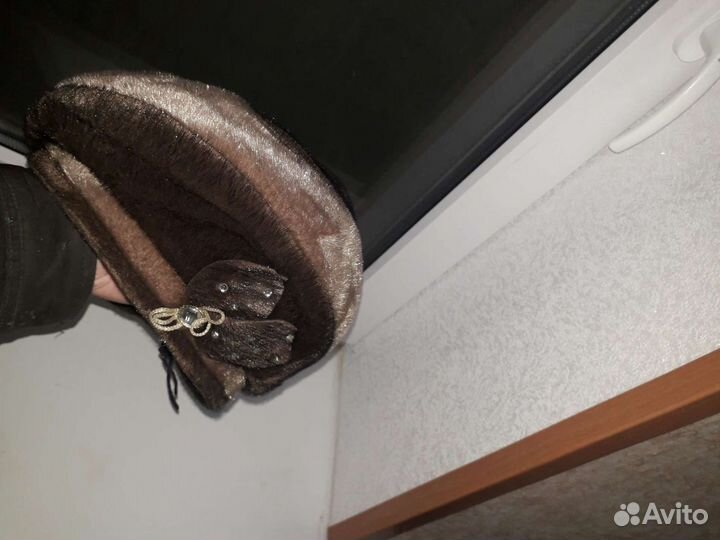 Женский норковый берет размер 64