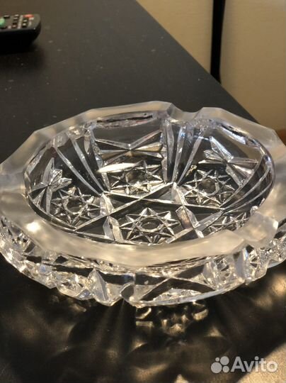 Хрустальная пепельница