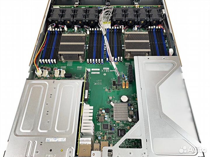 Сервер Supermicro 6018U-TR4T 2x E5-2699v3 64Gb