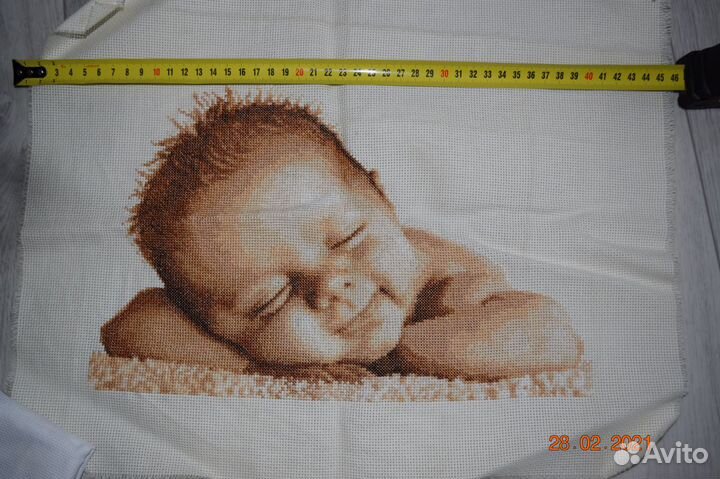 Картина вышитая крестом