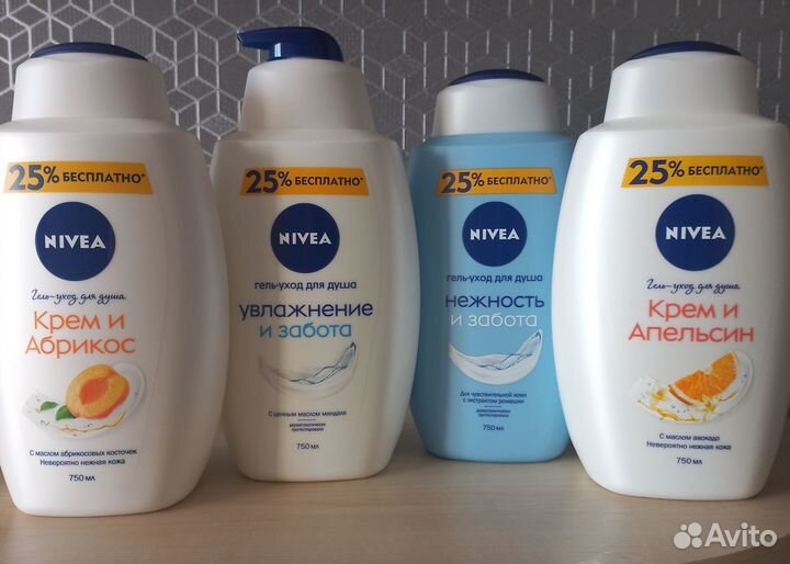 Гель для душа Nivea 750мл