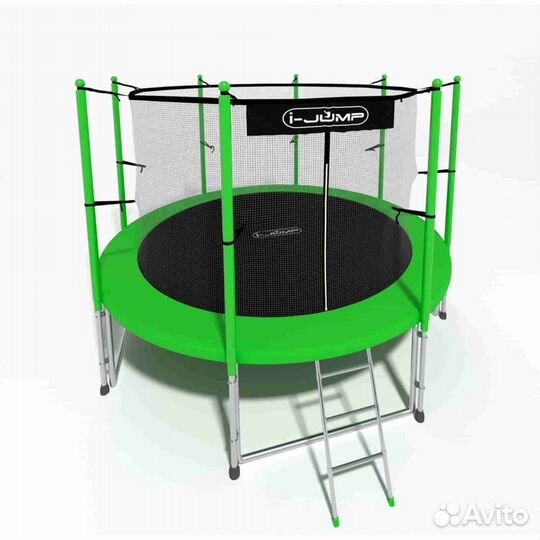 Батут I-jump classic light 12FT green