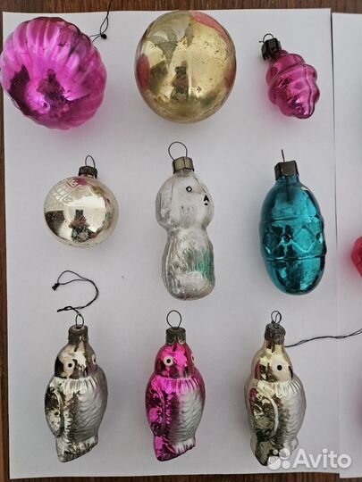 Елочные игрушки СССР