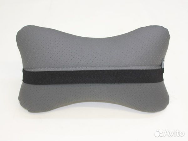 Подушка на подголовник ромб экокожа перфорирова