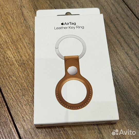 Apple AirTag Leather Key Ring