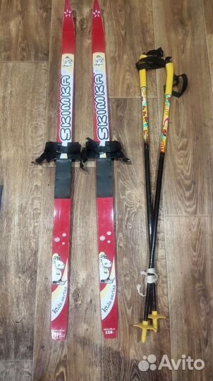 Лыжи, детские,мини, чехлы на коньки