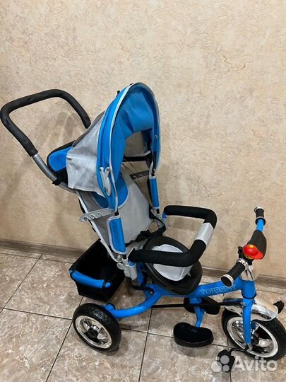 Детский велосипед с ручкой новый