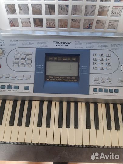Синтезатор techno kb-820
