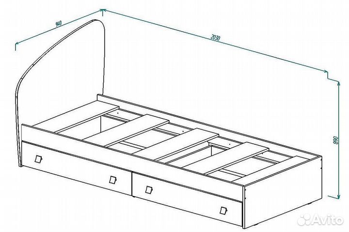 Кровать Лондон Кр-19
