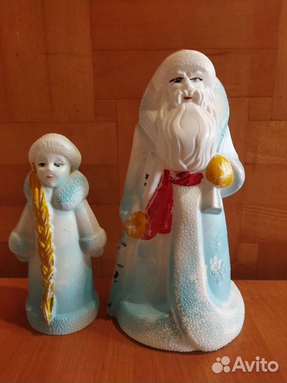 Дед мороз и Снегурочка под ëлку. Советские