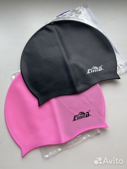 Шапочка для плавания взрослая силиконовая